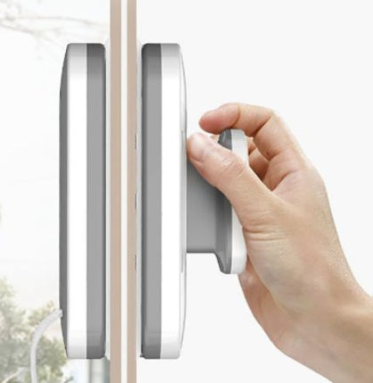 Magnetic Double-Sided Window Cleaner – Glass Cleaning Tool with Silicone Scraper