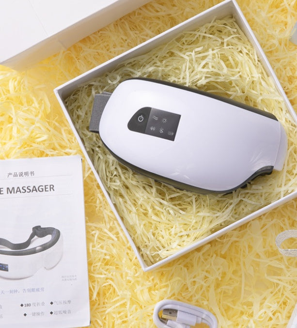 Bluetooth Music Eye Massager – Air Pressure, Hot Compress & Dark Circle Eye Care