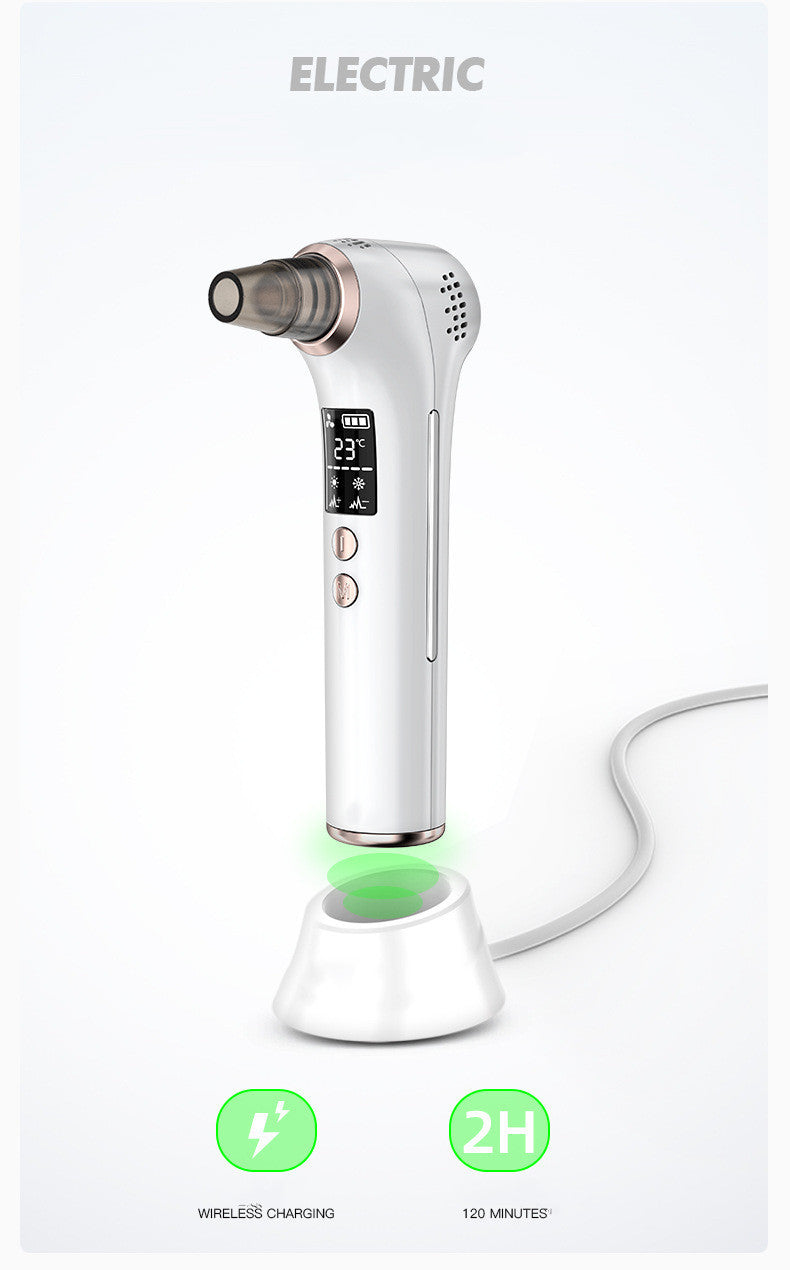 Ice-Hot Blackhead & Acne Removal Facial Cleansing Instrument – Electric Blackhead Extractor