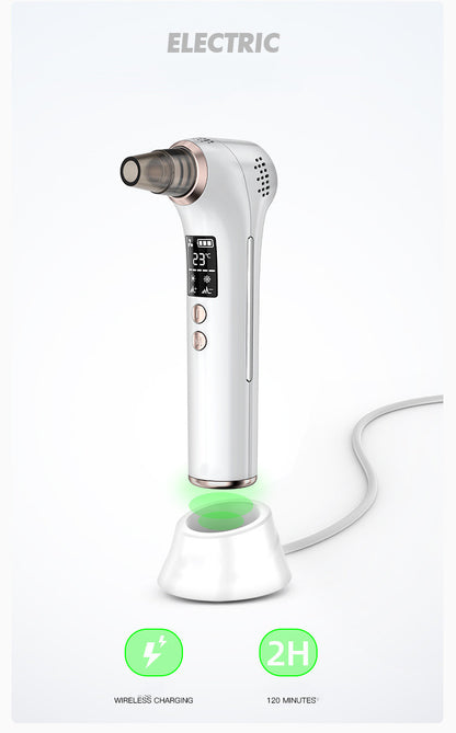 Ice-Hot Blackhead & Acne Removal Facial Cleansing Instrument – Electric Blackhead Extractor