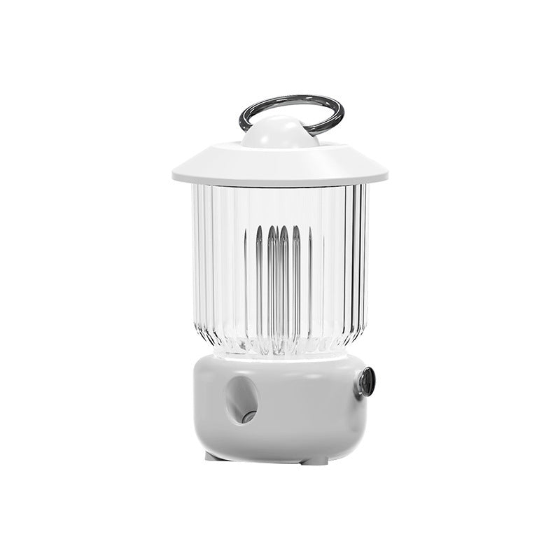 Retro Kerosene Lamp USB Humidifier – Rechargeable, Quiet, Desktop Style